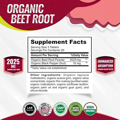 Organic Beet Root Capsules