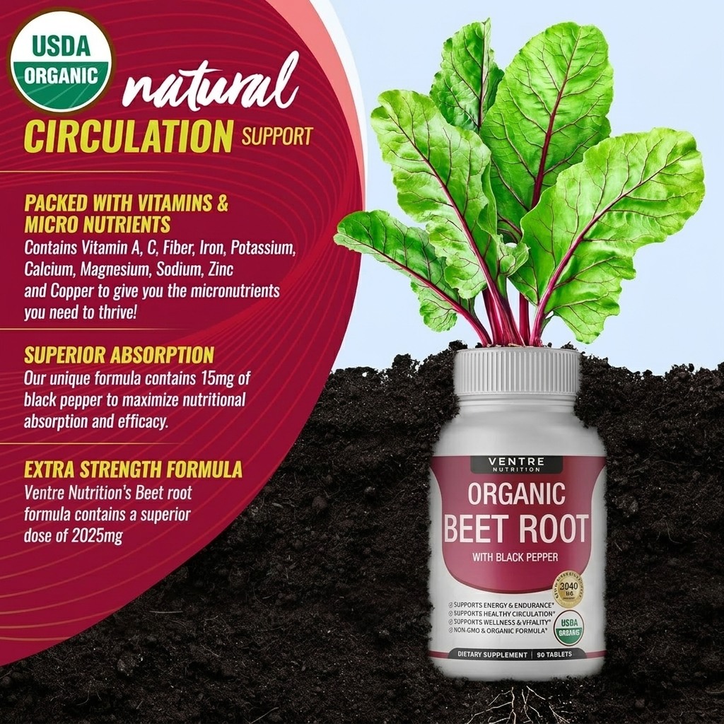 Organic Beet Root Capsules