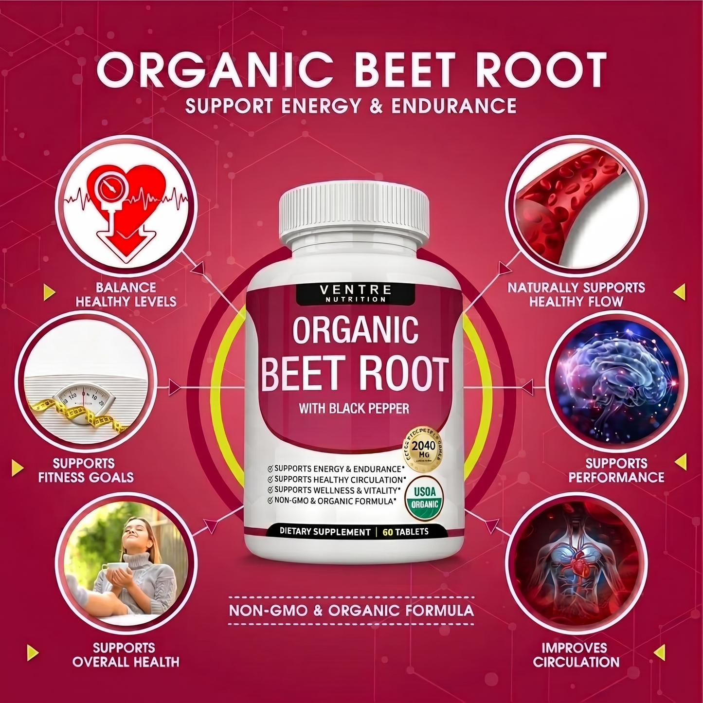 Organic Beet Root Capsules